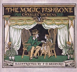 Front cover design, from The Magic Fishbone pub.by Warne & Co, c.1940 by Francis Donkin Bedford