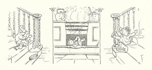 Illustration for The Magic Fishbone by Charles Dickens by Francis Donkin Bedford