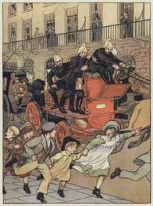 London: A Fire-Engine by Francis Donkin Bedford