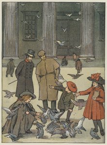 London: The Museum Pigeons by Francis Donkin Bedford