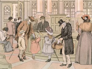 The Bank, from The Book of Shops by Francis Donkin Bedford