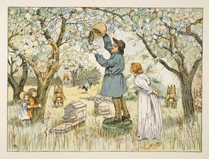 The Bee Farmer, from Four and Twenty Toilers, pub. 1900 by Francis Donkin Bedford