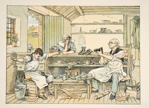 The Cobbler, from Four and Twenty Toilers, published 1900 by Francis Donkin Bedford