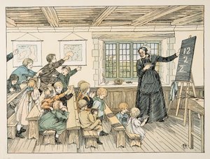 The Dame, from Four and Twenty Toilers, pub. 1900 by Francis Donkin Bedford