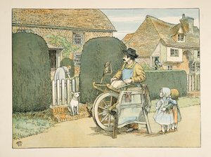 The Knife Grinder, from Four and Twenty Toilers, pub. 1900 by Francis Donkin Bedford