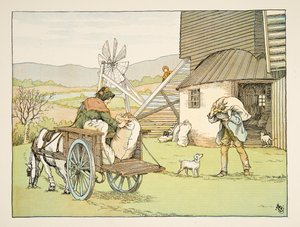 The Miller, from Four and Twenty Toilers, pub. 1900 by Francis Donkin Bedford