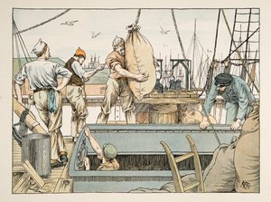 The Stevedore, from Four and Twenty Toilers, pub. 1900 by Francis Donkin Bedford