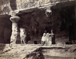 Elephanta from Water Cave, Coombe Martin Bay, Watermouth by Francis Frith