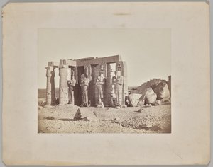Fallen Statue at the Ramesseum, Thebes