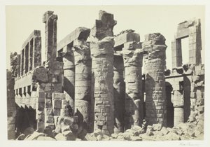 Hall of Columns, Karnak by Francis Frith