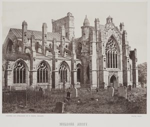 Melrose Abbey, c.1857 by Francis Frith
