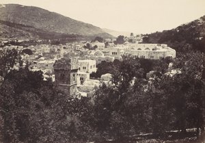 Nablous, The Ancient Shechem, 1857 by Francis Frith