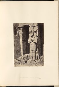 Osiride Pillars at Medinet Habu, Thebes by Francis Frith