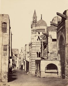 Street View in Cairo by Francis Frith