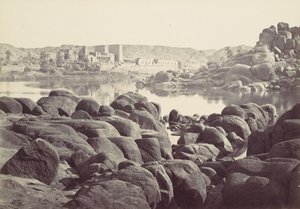 The Approach to Philae, 1857 by Francis Frith