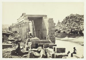 The Colonnade, Island of Philae by Francis Frith