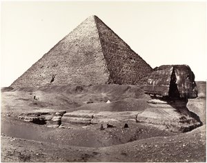 The Great Pyramid and The Great Sphinx by Francis Frith