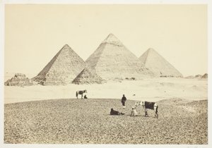 The Pyramids of El Geezeh, from the Southwest