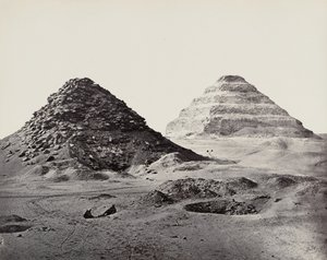 The Pyramids of Saqqara from the North-East by Francis Frith