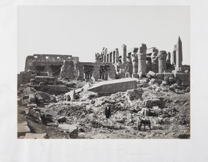 The Temple of El-Karnak, from the Southeast by Francis Frith