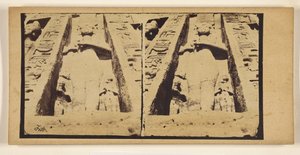 The Small Rock Temple at Abu Simbel by Francis Frith