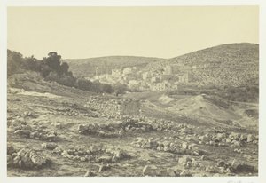 View at Hebron, 1857 by Francis Frith