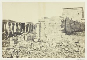 View on the Island of Philae, 1857 by Francis Frith