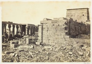 View on the Island of Philae by Francis Frith
