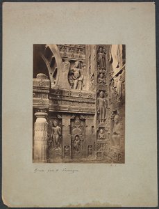 Ajinta Cave No. 19, 1850s-1870s by Francis Frith and Co.