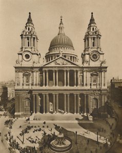 The Great Church Built By Wren On The Site of Old St. Paul