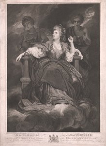 Mrs. Siddons in the Character of the Tragic-Muse by Francis Haward