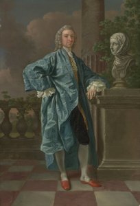 Dr Charles Chauncey, M.D., 1747 by Francis Hayman