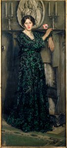 The Lady of the Carnation by Francis Henry Newbery