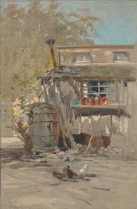 Barnyard by Francis Hopkinson Smith