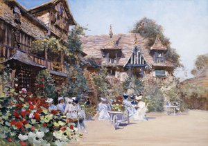 Luncheon at the Inn by Francis Hopkinson Smith