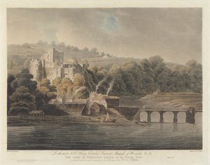 Chepstow Castle on the River Wye by Francis Jukes