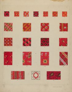 Printed Quilted Patches by Francis Law Durand