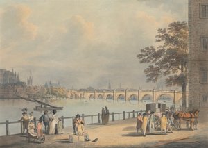 Westminster from the South Bank by Francis Nicholson