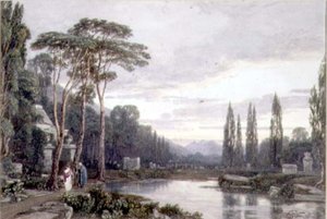 Evening: a Cemetery