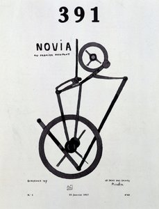 Cover of the Magazine “391” No. 1 by Francis Picabia