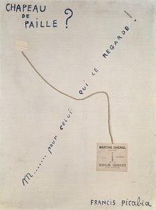 Straw Hat? by Francis Picabia