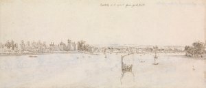 Lambeth from York House by Francis Place