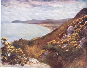 Dublin Bay from Victoria Hill, from Peeps at Many Lands: Ireland Published by Adams & Charles, 1909