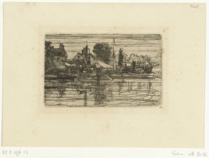 Village by the Water (Thames Side) by Francis Seymour Haden (Sir)