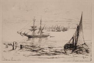 A Brig at Anchor