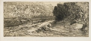 A Likely Place for a Salmon by Francis Seymour Haden