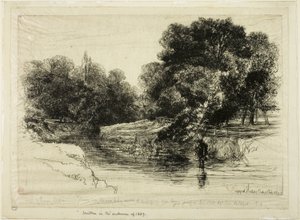 A River in Ireland by Francis Seymour Haden