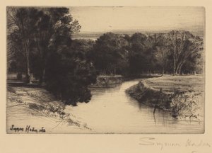 A Sunset in Ireland by Francis Seymour Haden