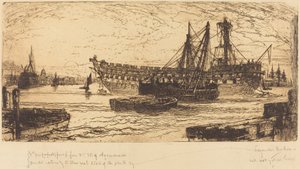 Breaking Up of the Agamemnon by Francis Seymour Haden