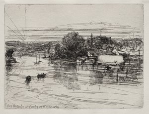 Cardigan Bridge by Francis Seymour Haden